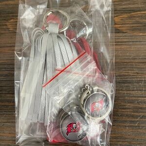 Buccaneers leather football purse